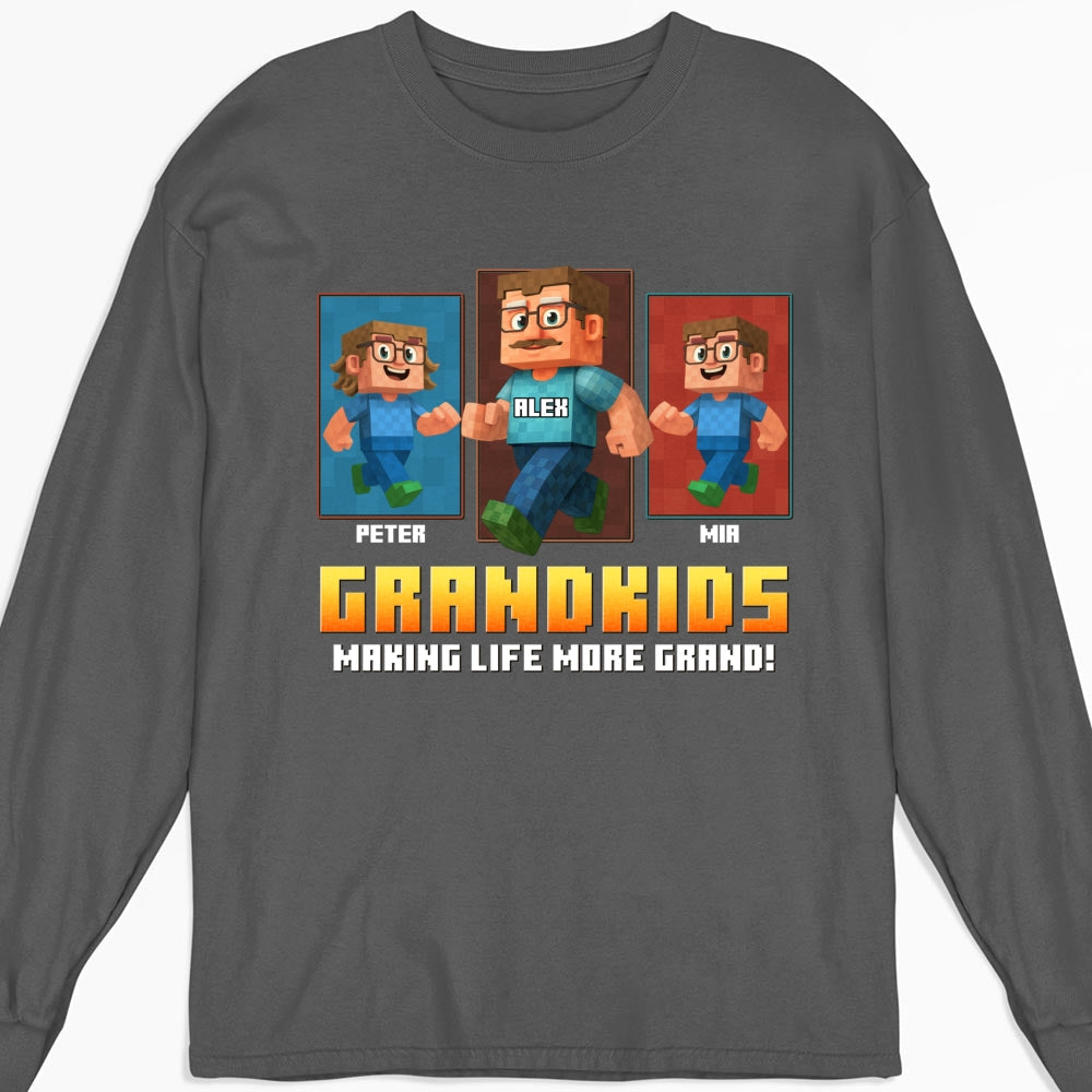 Grandkids Make Life Grand - Personalized Custom Shirt
