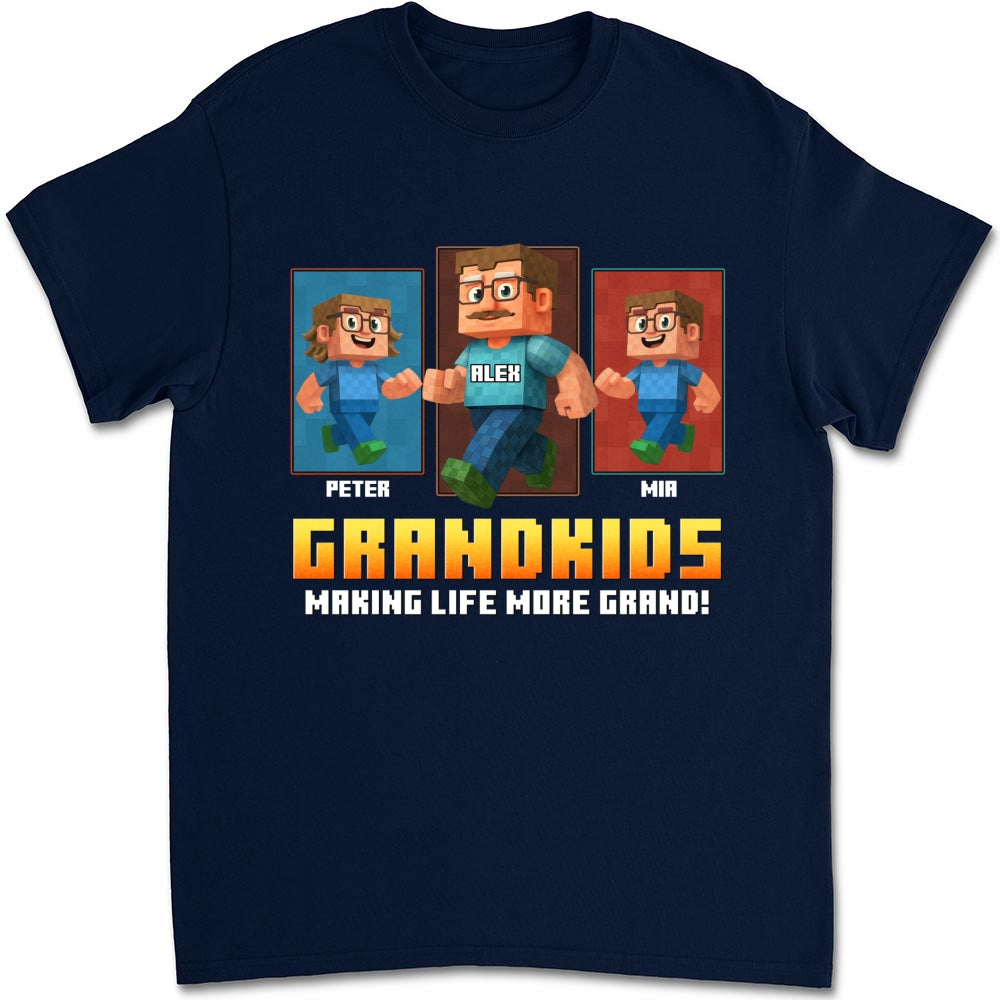 Grandkids Make Life Grand - Personalized Custom Shirt