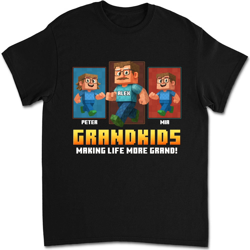 Grandkids Make Life Grand - Personalized Custom Shirt
