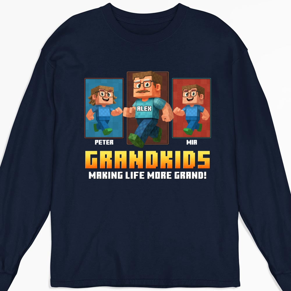 Grandkids Make Life Grand - Personalized Custom Shirt