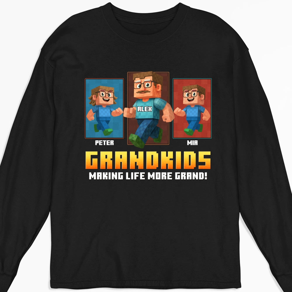 Grandkids Make Life Grand - Personalized Custom Shirt
