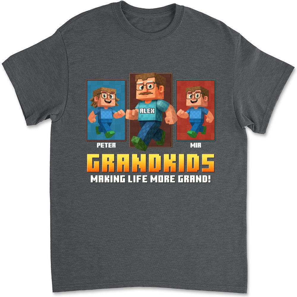 Grandkids Make Life Grand - Personalized Custom Shirt