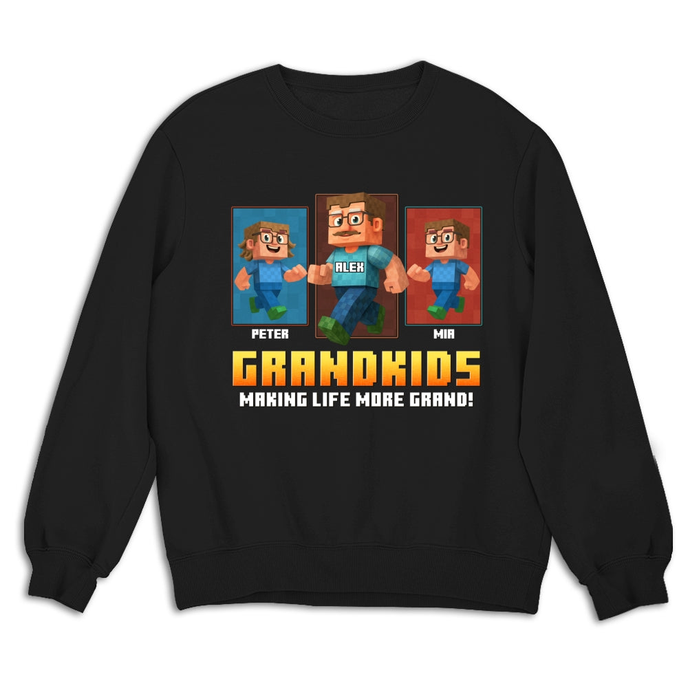 Grandkids Make Life Grand - Personalized Custom Shirt