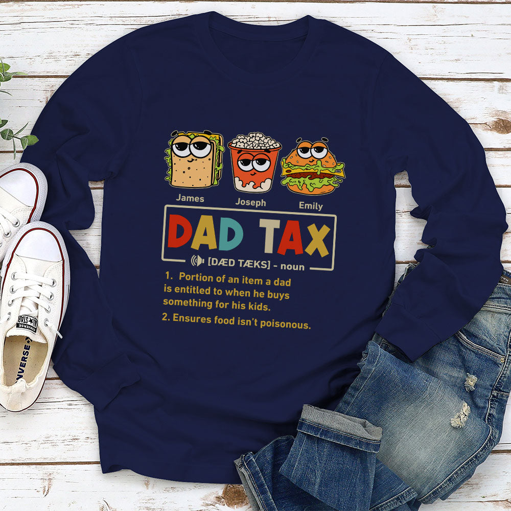 Taste Test Approved By Dad - Personalized Custom Shirt