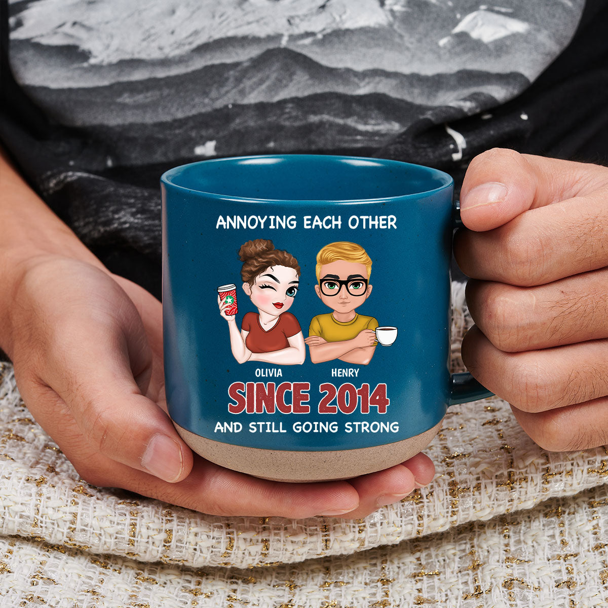 Always You - Personalized Custom Pottery Mug