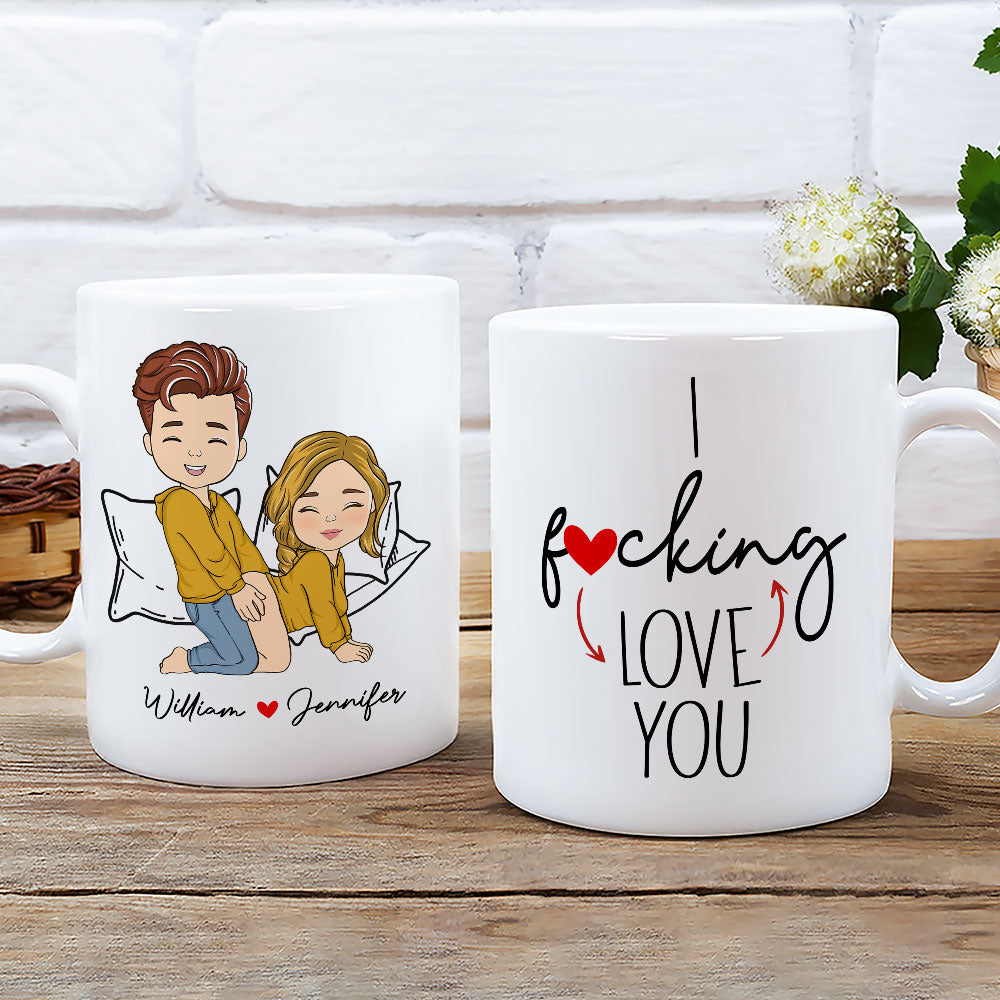 Loving You - Personalized Custom Coffee Mug