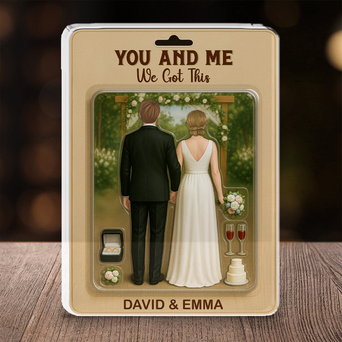 Together Forever Figure - Personalized Custom Acrylic Plaque