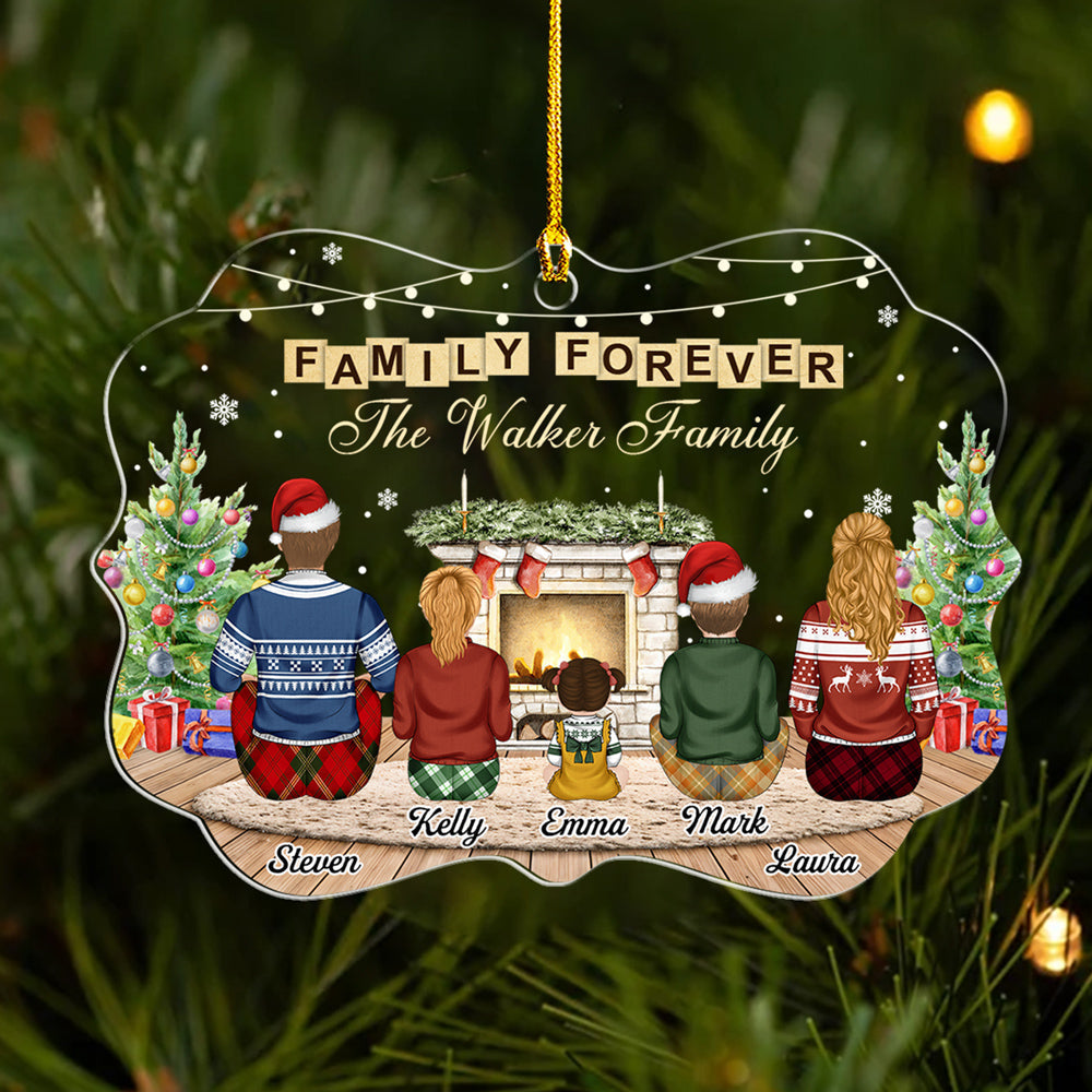 Forever Family - Personalized Custom Acrylic Ornament