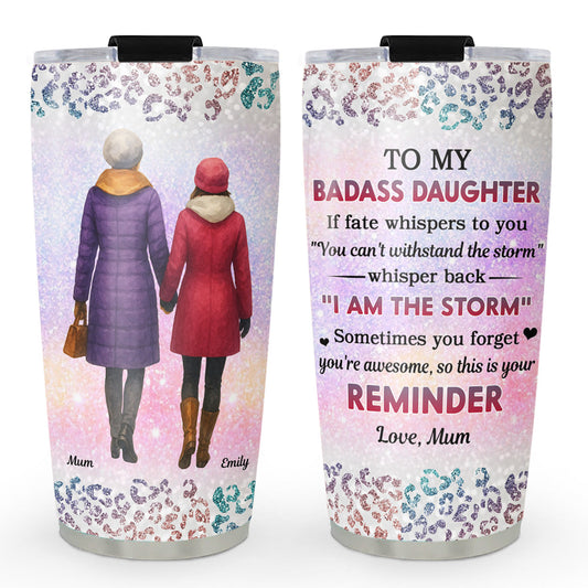 Two Generations One Heart - Personalized Custom Tumbler