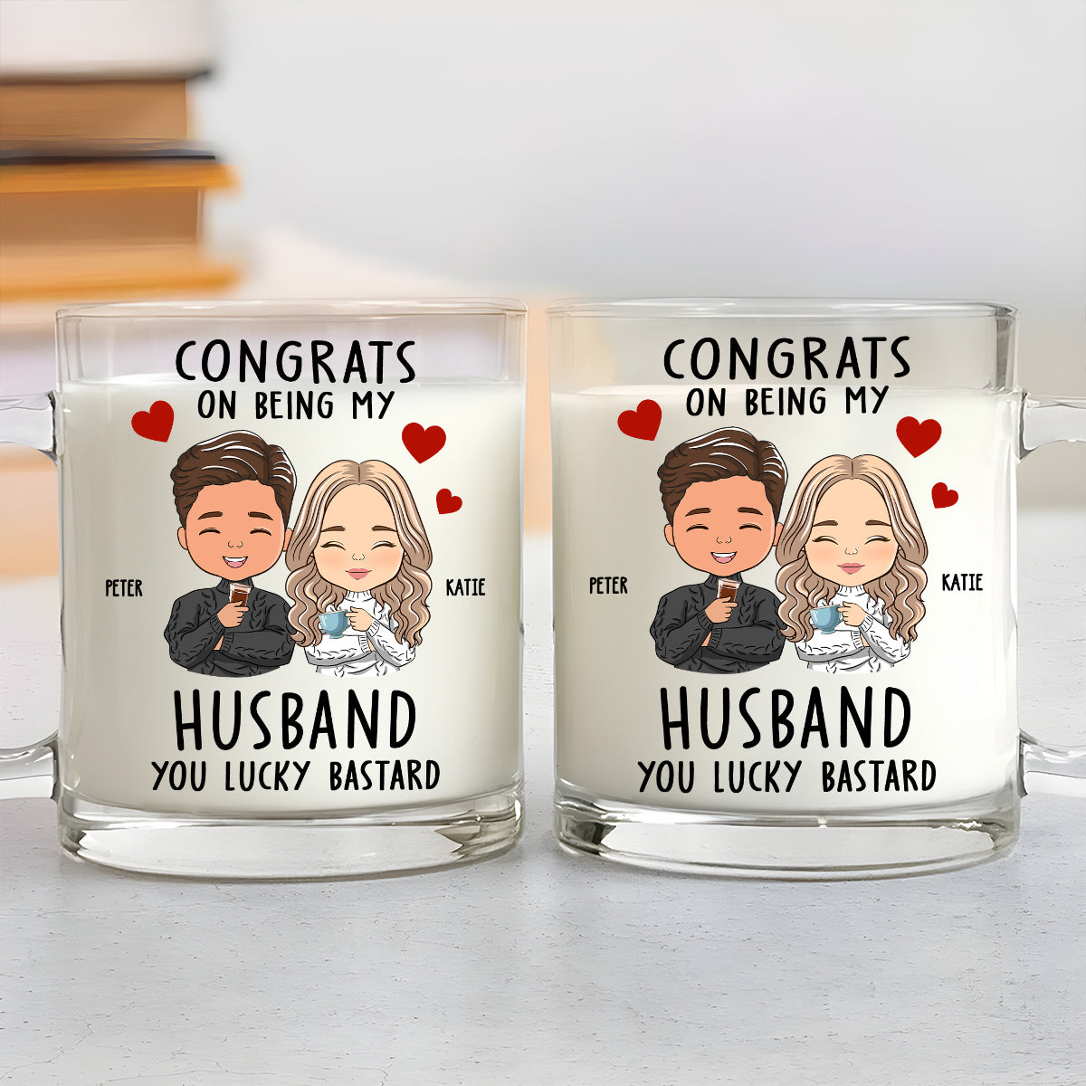 Annoying Each Other - Personalized Custom Glass Mug