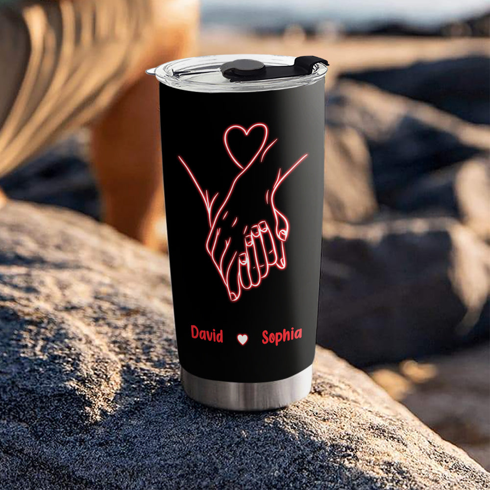 I Met You I Liked You I Love You - Personalized Custom Tumbler