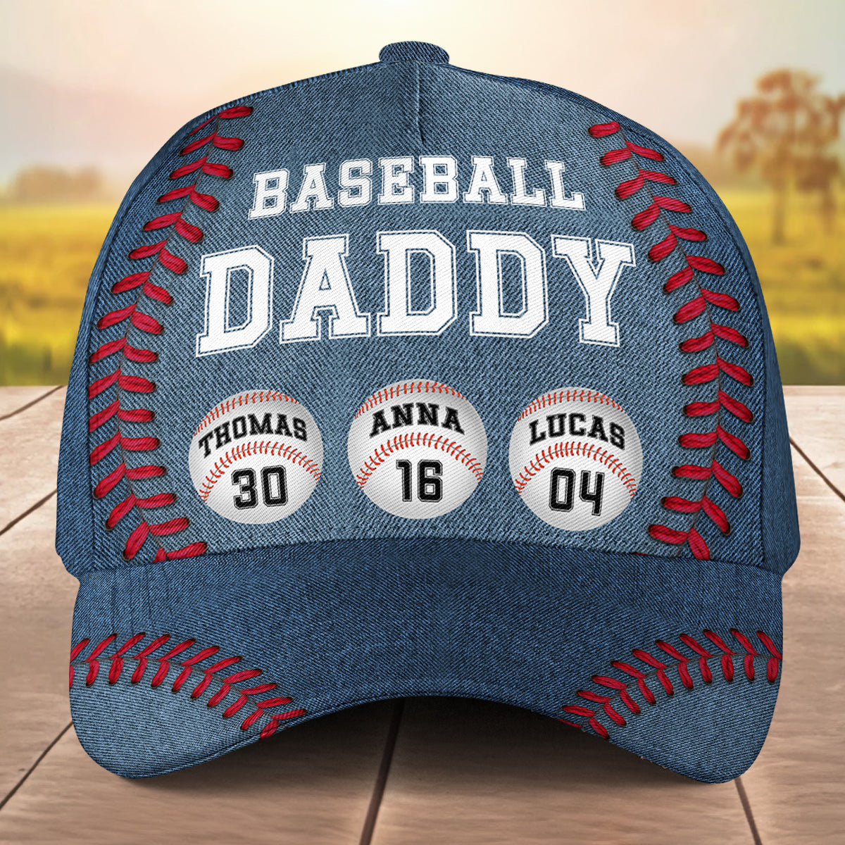 Baseball Dad - Personalized Custom Classic Cap