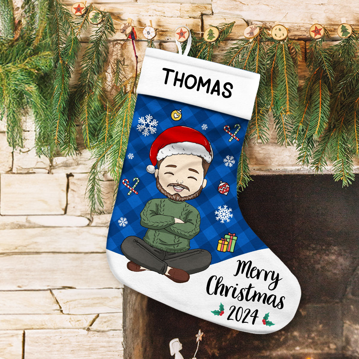 Christmas 2024 - Personalized Custom Christmas Stocking