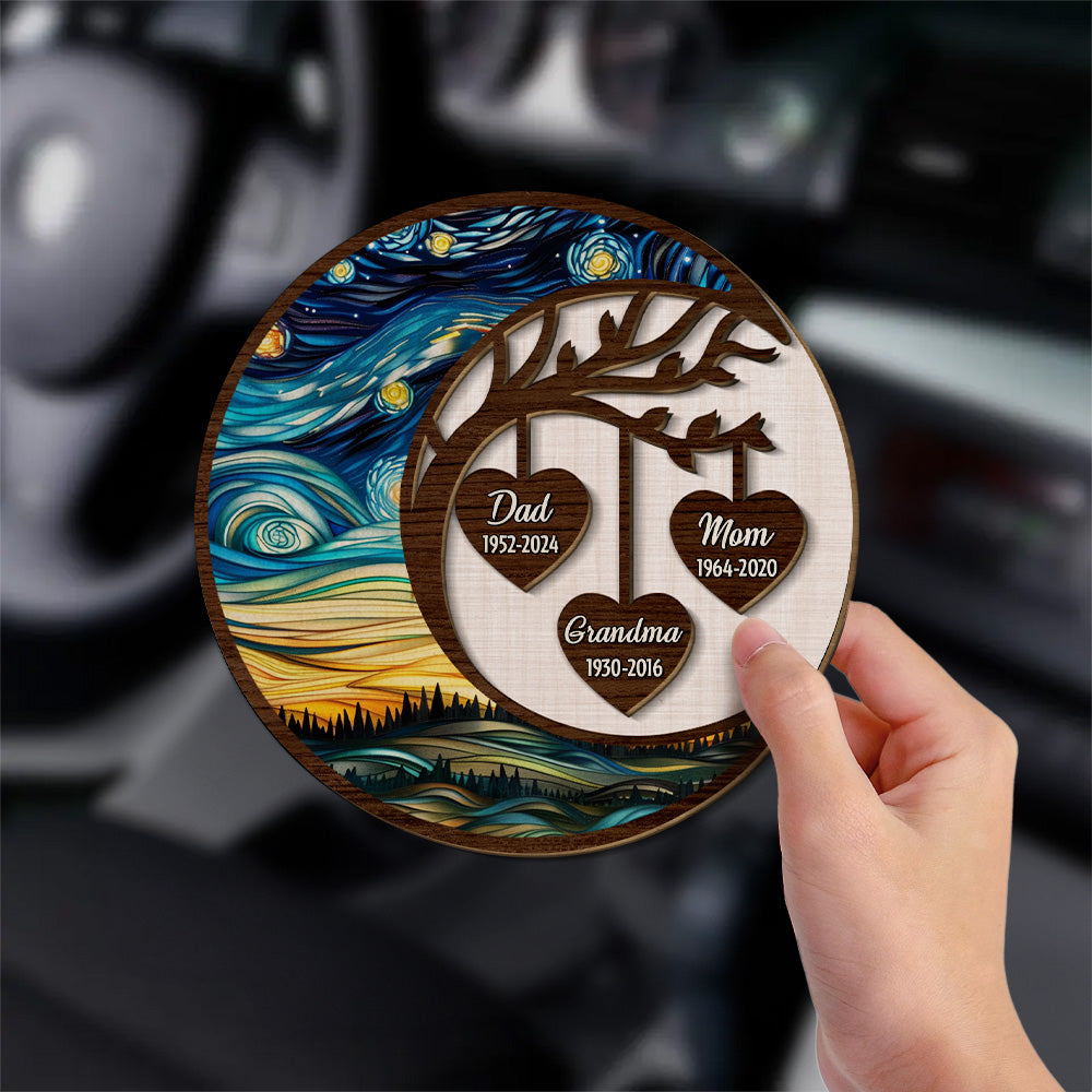 In Heaven - Personalized Custom Car Visor Clip