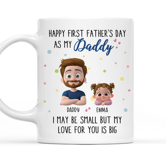 Father Day With Baby - Personalized Custom Coffee Mug
