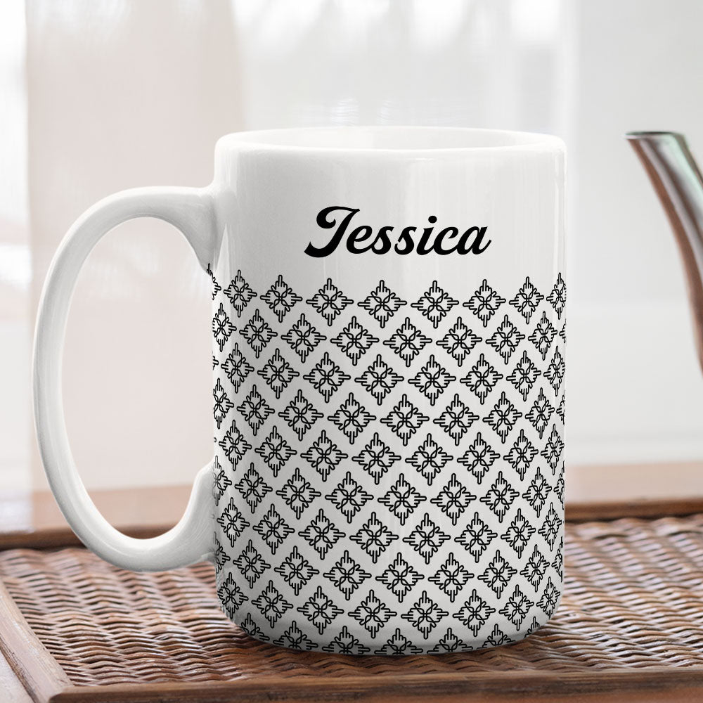 Hidden Flower - Personalized Custom Coffee Mug