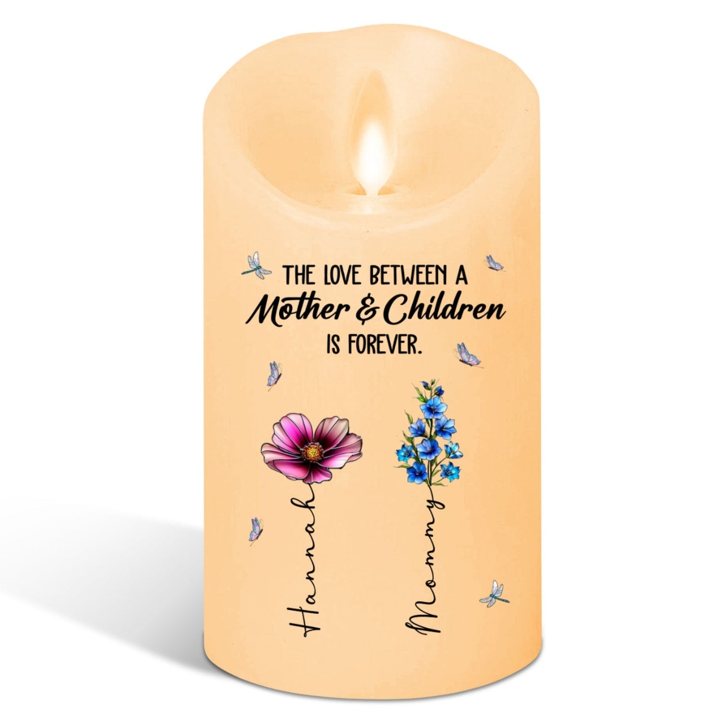 The Love Between Us Is Forever - Personalized Custom LED Candle