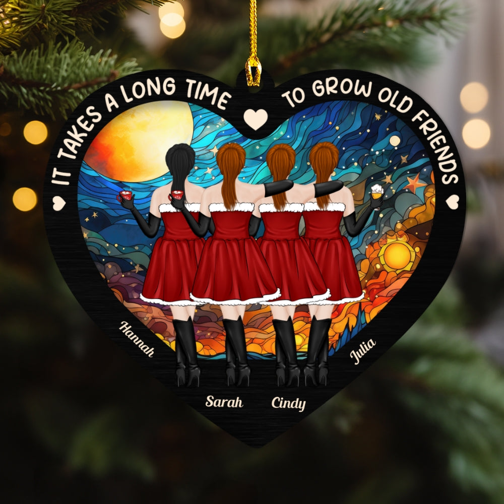 It Takes A Long Time - Personalized Custom Wood Ornament