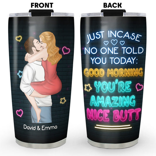 Good Morning Baby Girl - Personalized Custom Tumbler