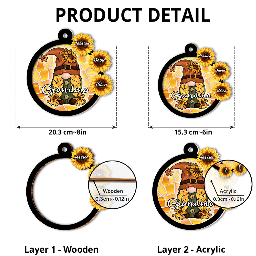 Love Being Called Grandma - Personalized Custom Suncatcher