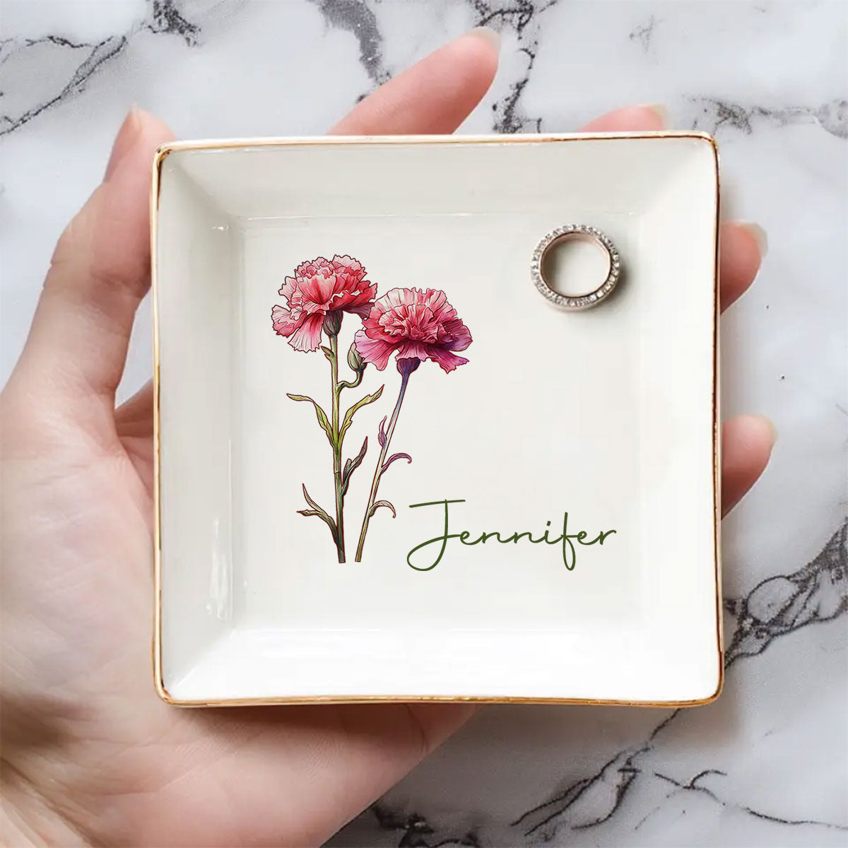You Are My Sunshine On A Cloudy Day- Personalized Custom Jewelry Dish