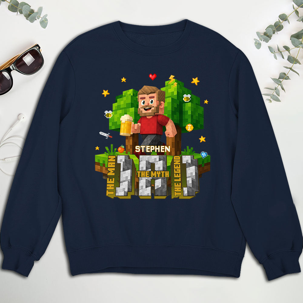 Dad The Amazing Pixel - Personalized Custom Shirt