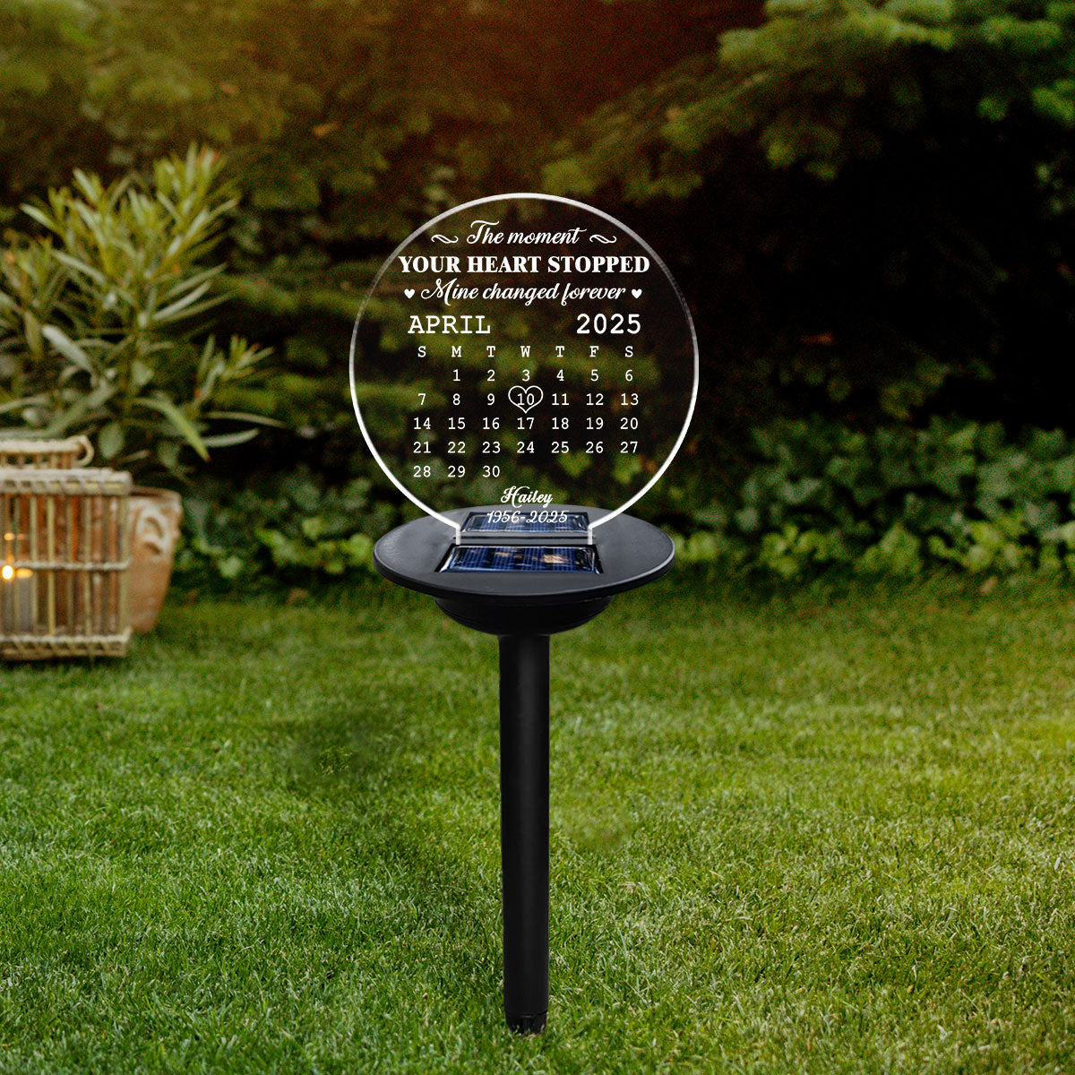 The Moment - Personalized Custom Solar Light