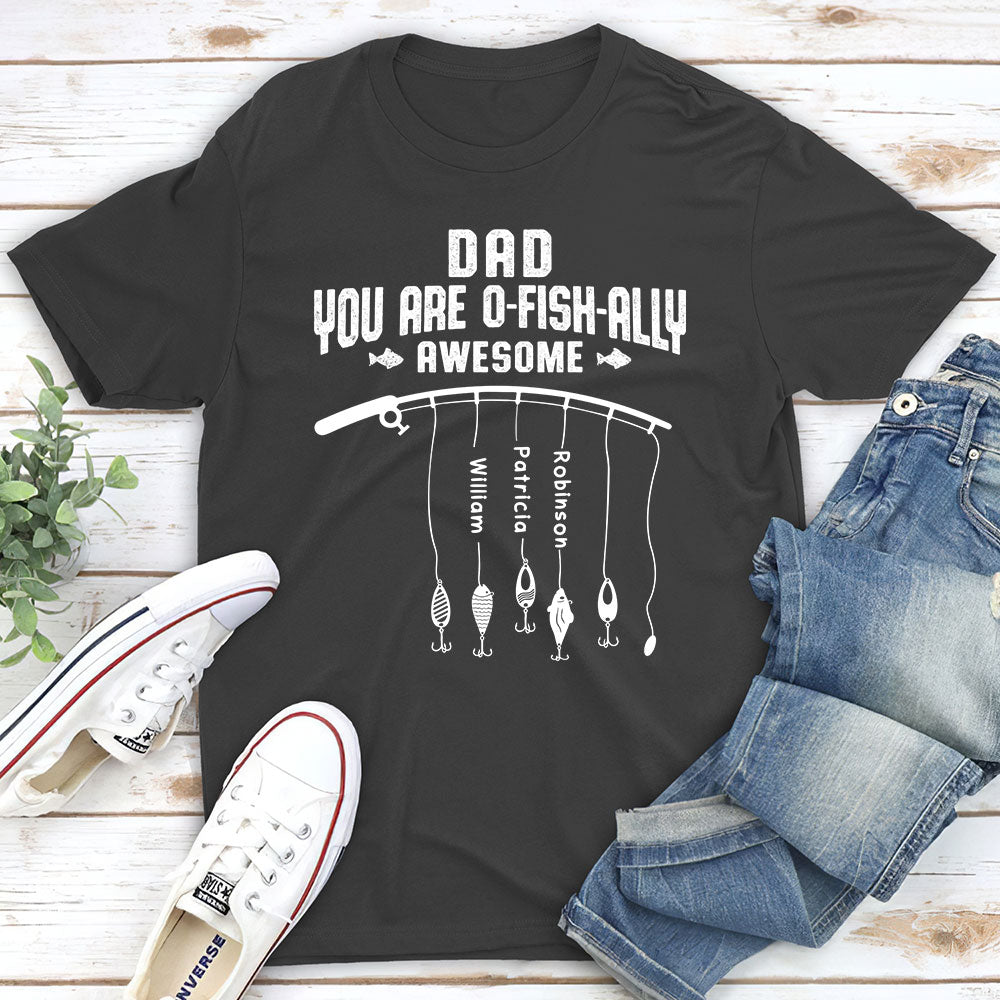 Ofishally Awesome Dad - Personalized Custom Shirt