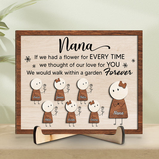 Our Love For You - Personalized Custom Wooden Plaque