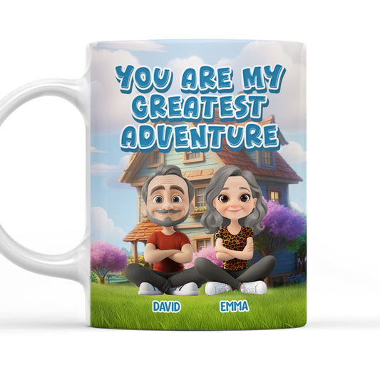 You Are My Greatest Adventure - Personalized Custom Coffee Mug