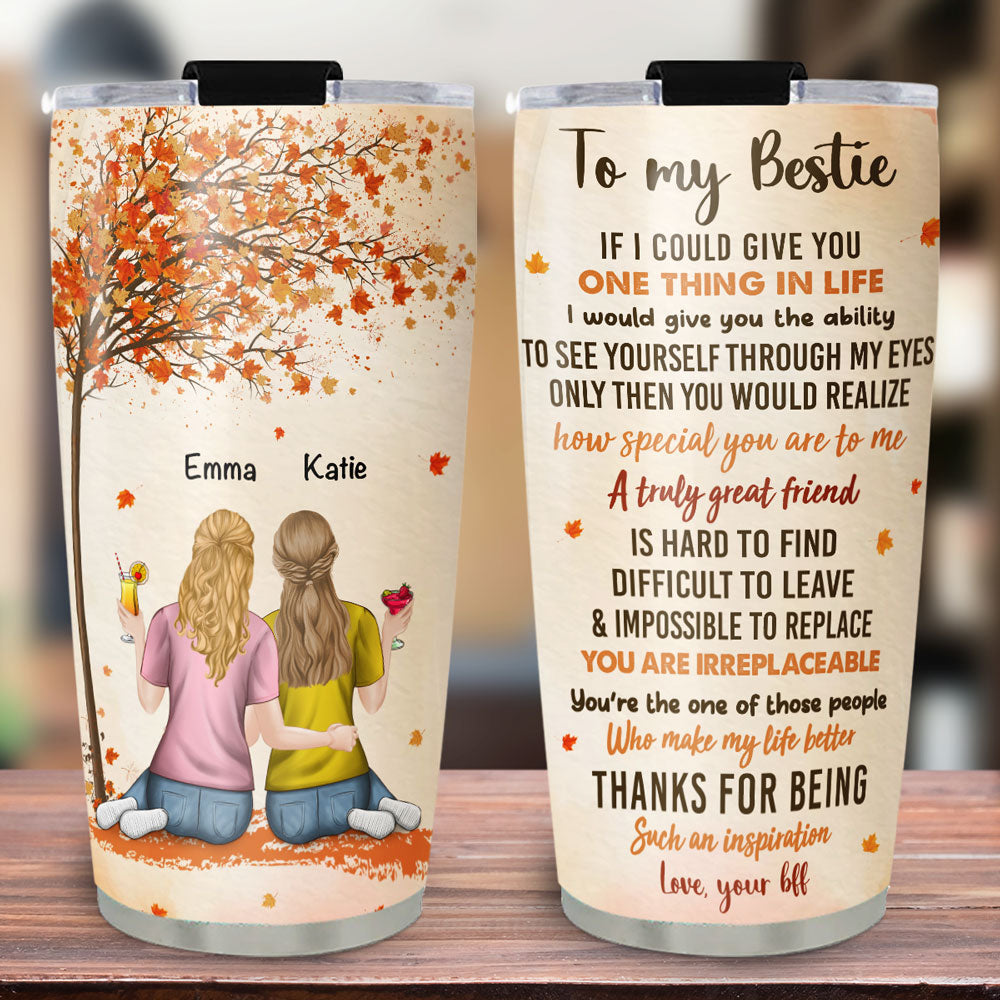 Besties Since Day One - Personalized Custom Tumbler