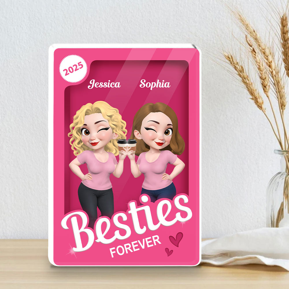 Bestie Forever Box - Personalized Custom Acrylic Plaque