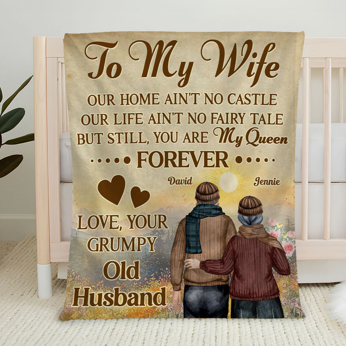 You Are My Queen - Personalized Custom Fleece Blanket