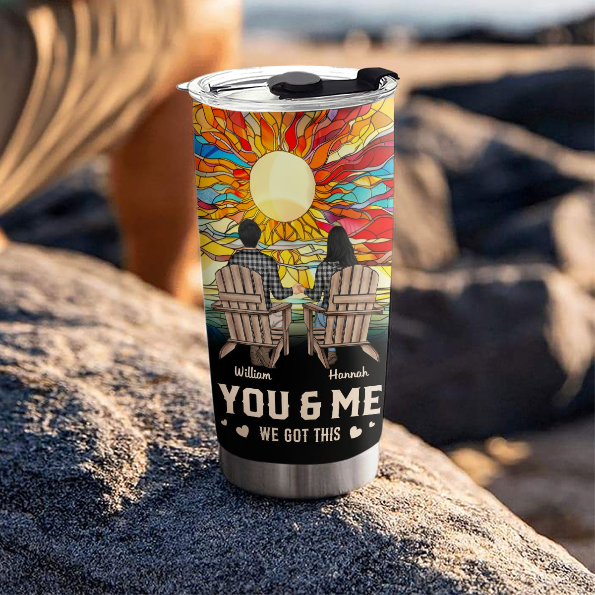 You And Me We Got This - Personalized Custom Tumbler