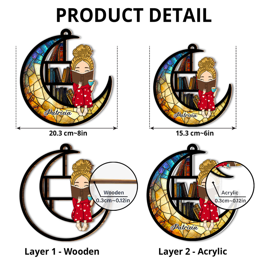 A Book Is A Dream - Personalized Custom Suncatcher