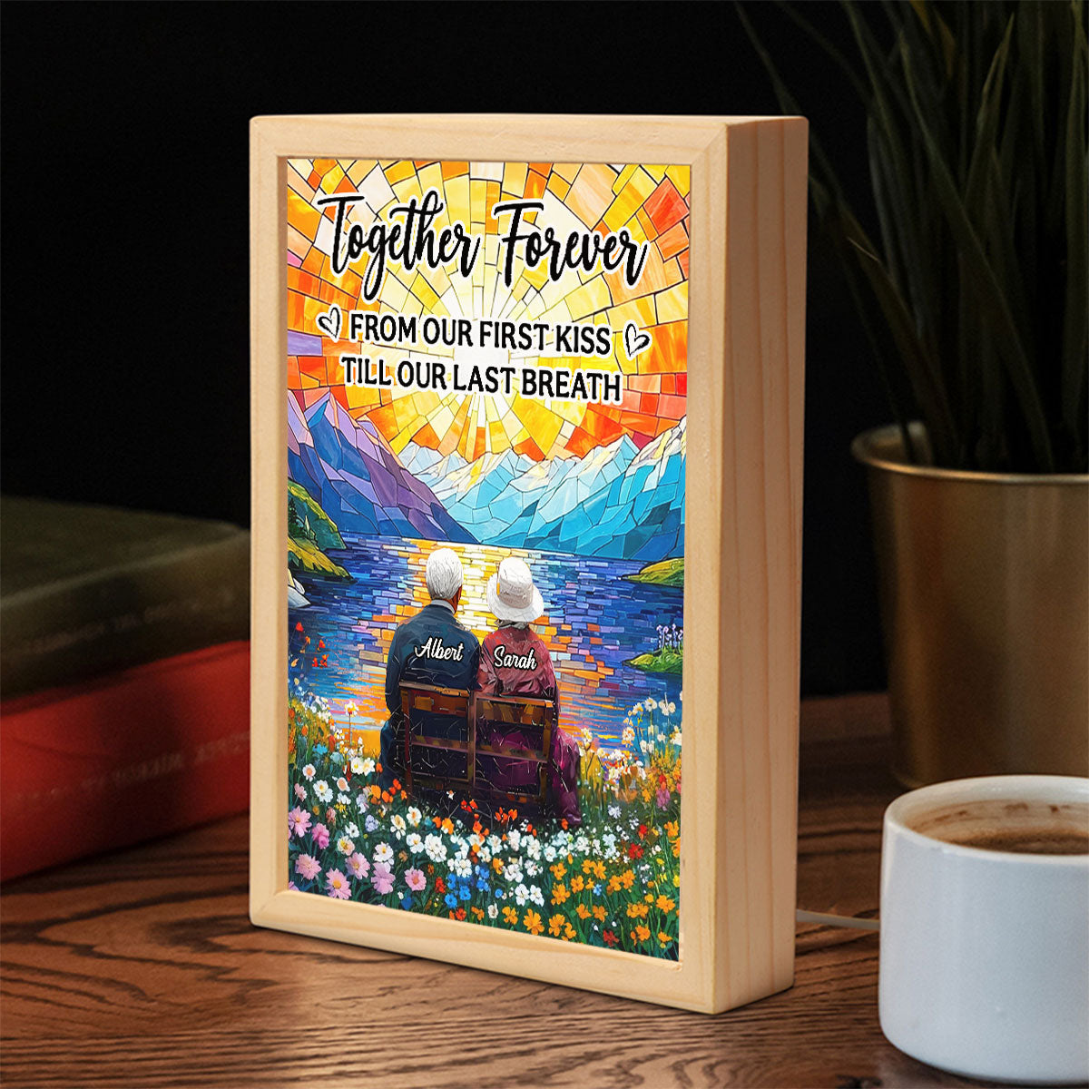 Love You Forever - Personalized Frame Light Box