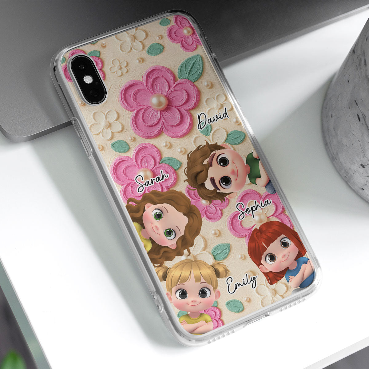Proud Of Being Grandma Ver 2 - Personalized Custom 3D Effect Phone Case
