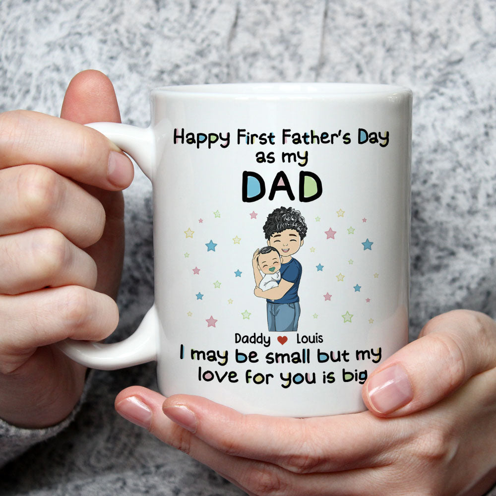 Daddy And Kid - Personalized Custom Coffee Mug