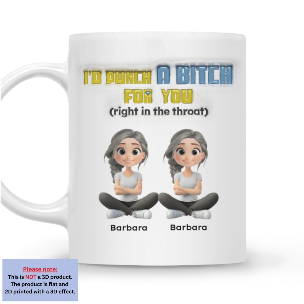 You And Me Has Unbreakable Bond - Personalized Custom 3D Inflated Effect Mug
