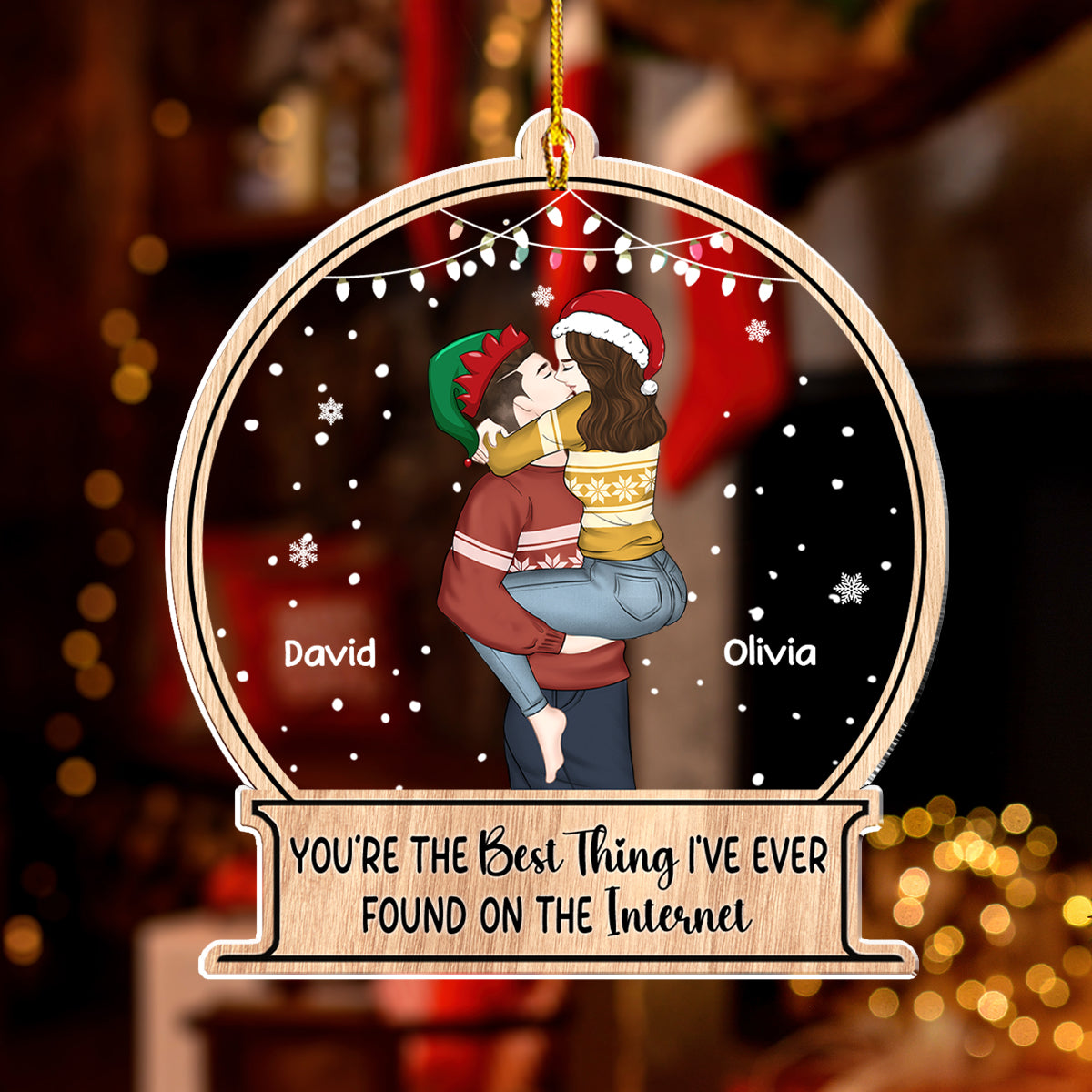 You Are My Lover - Personalized Custom Acrylic Ornament