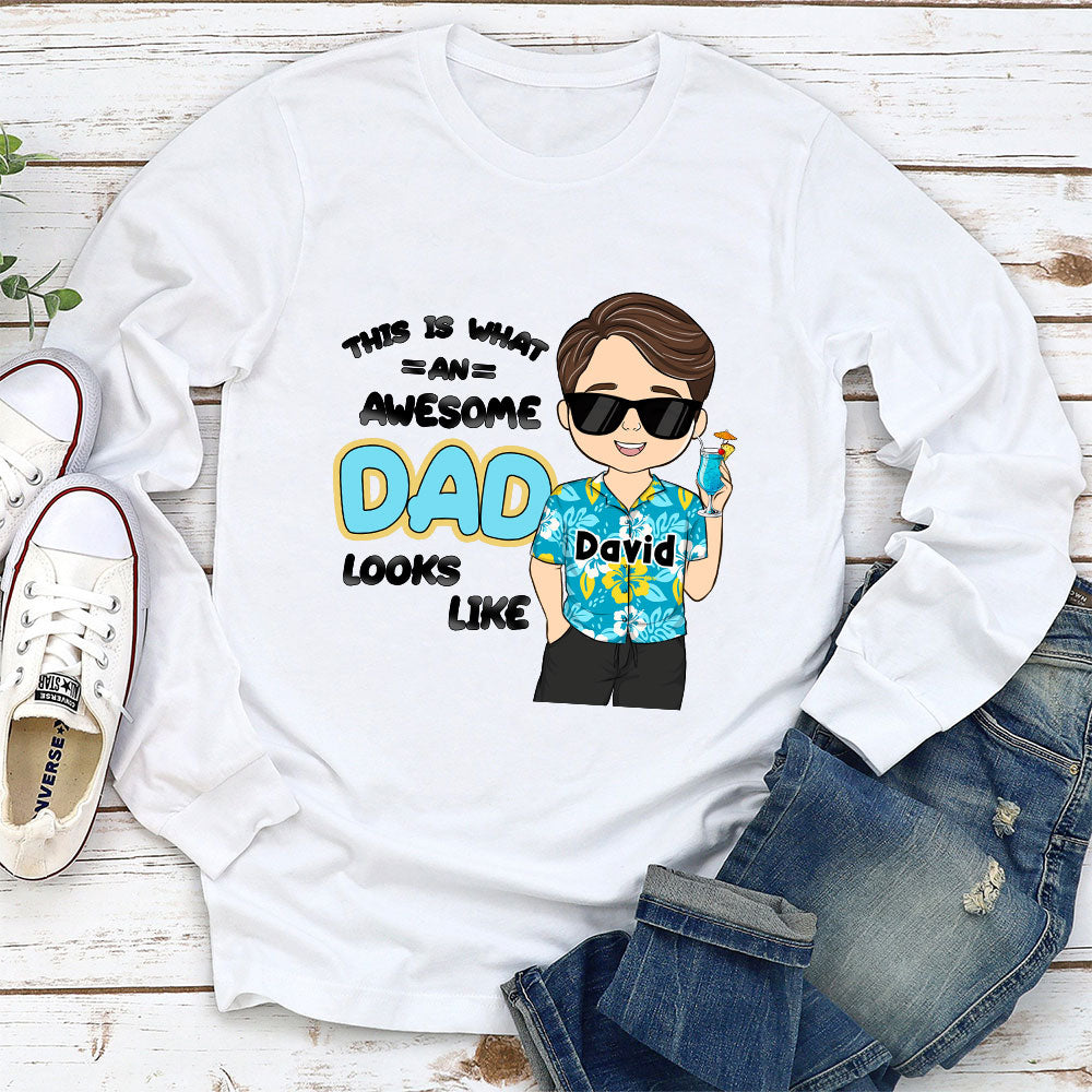 Awesome Dad - Personalized Custom Shirt