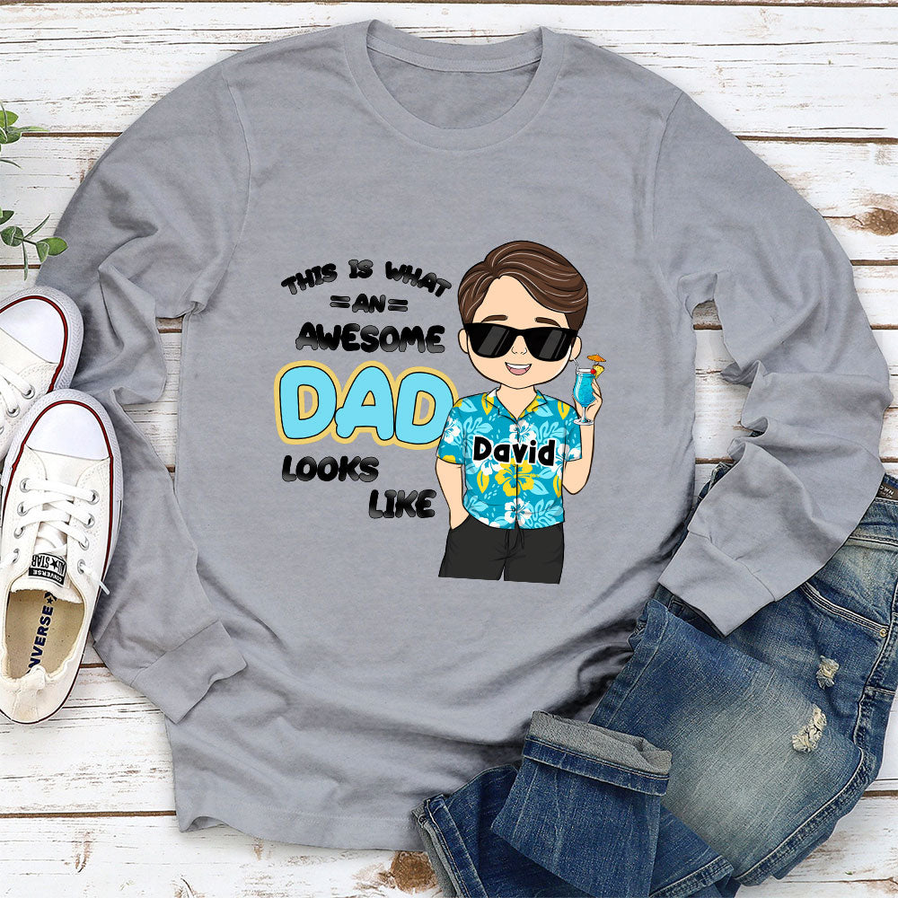 Awesome Dad - Personalized Custom Shirt