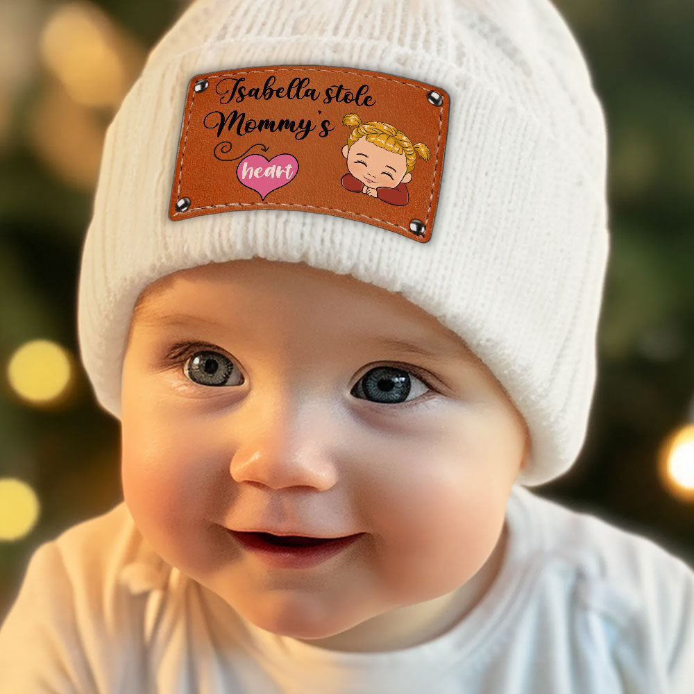 I Stole The Heart Of Mommy - Personalized Custom Beanie