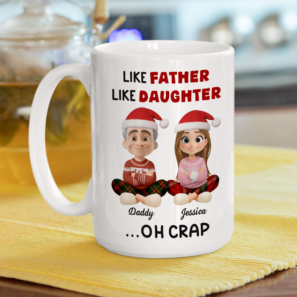 Like Father - Personalized Custom Coffee Mug