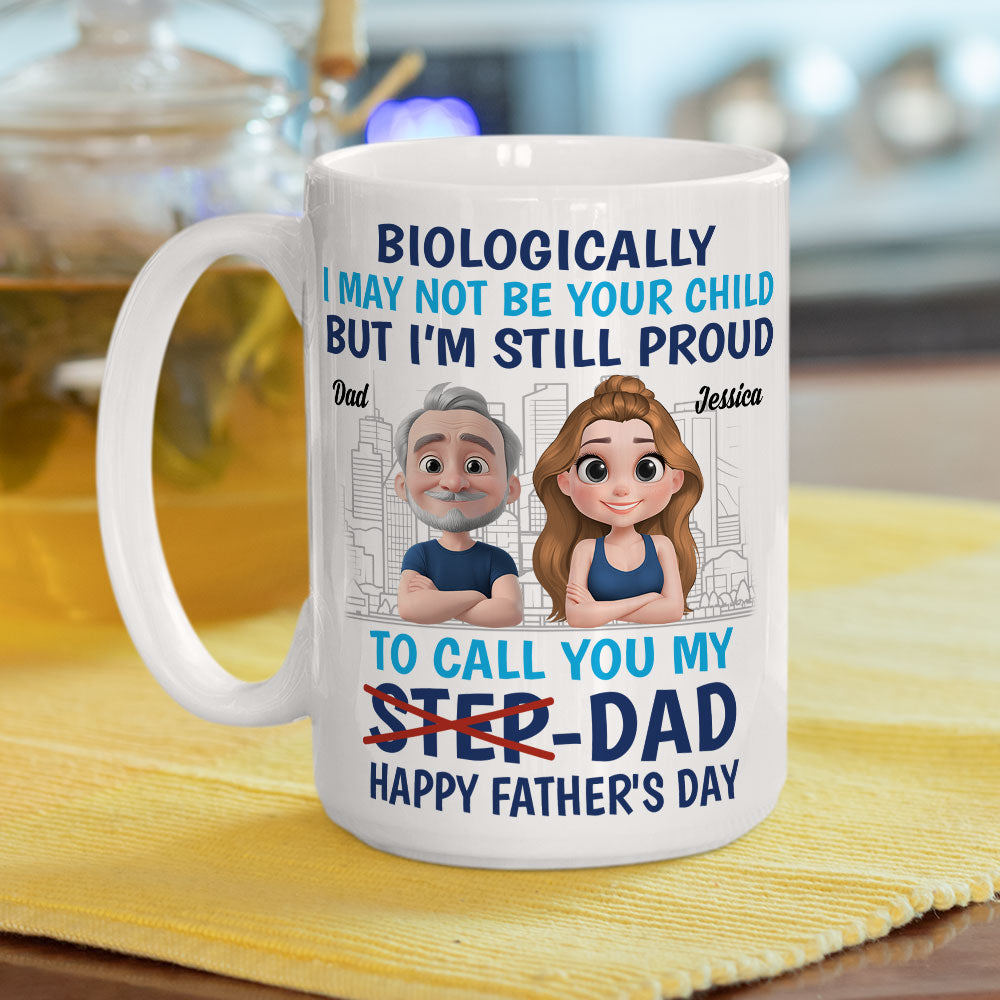 Thanks For Being My Dad - Personalized Custom Coffee Mug