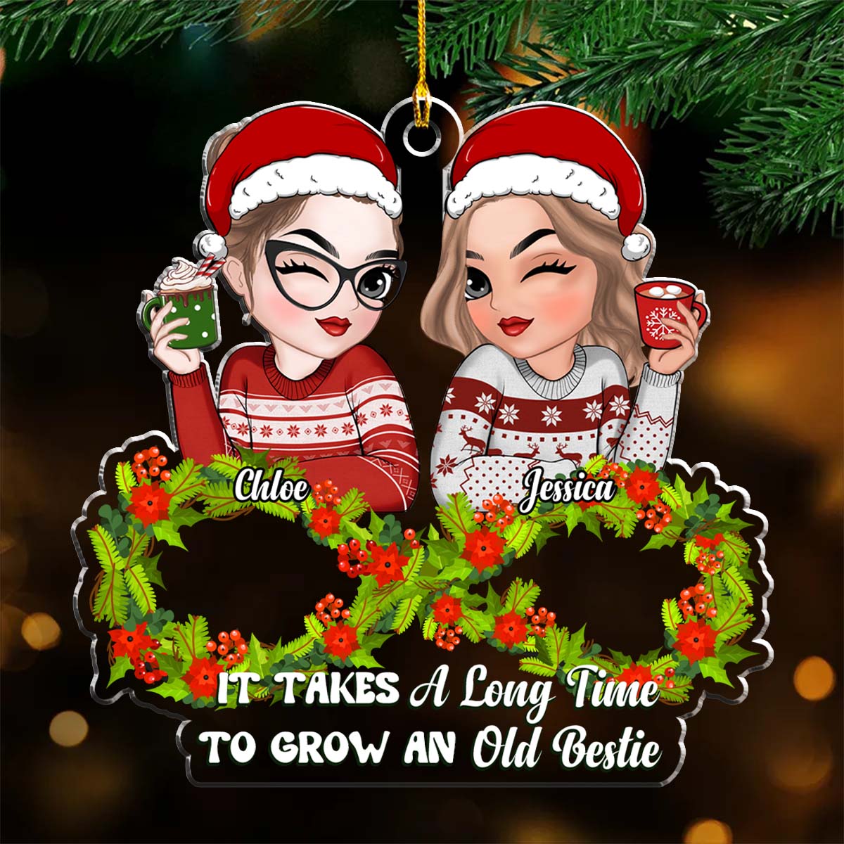 It Takes A Long Time - Personalized Custom Acrylic Ornament