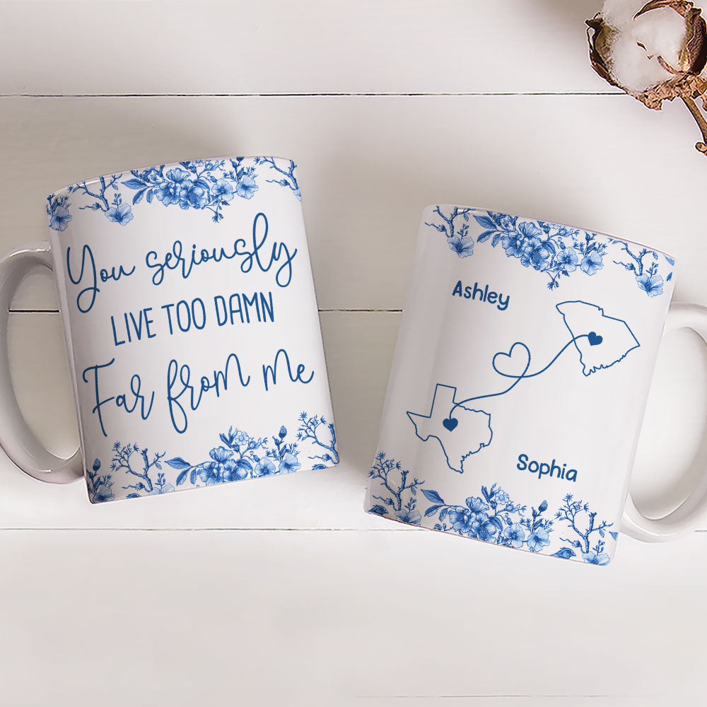 Your Distance Hurts My Soul- Personalized Custom Coffee Mug