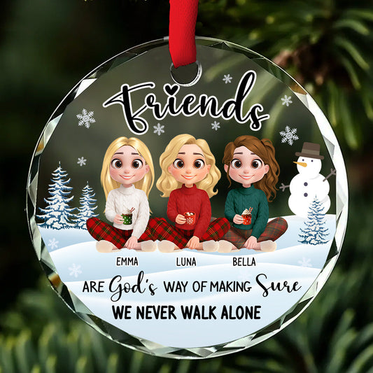 Way Of God - Personalized Custom Glass Ornament