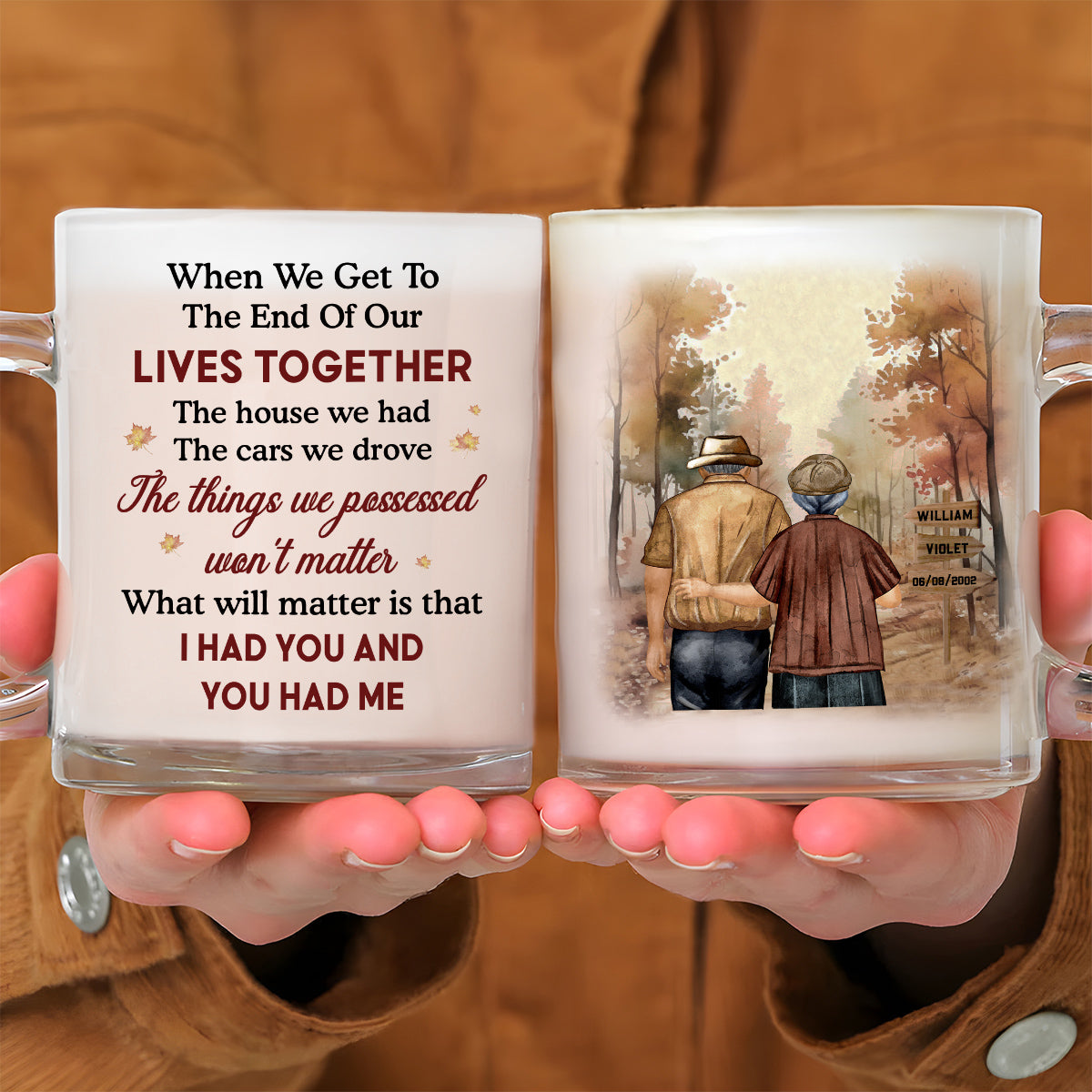 I Had You - Personalized Custom Glass Mug