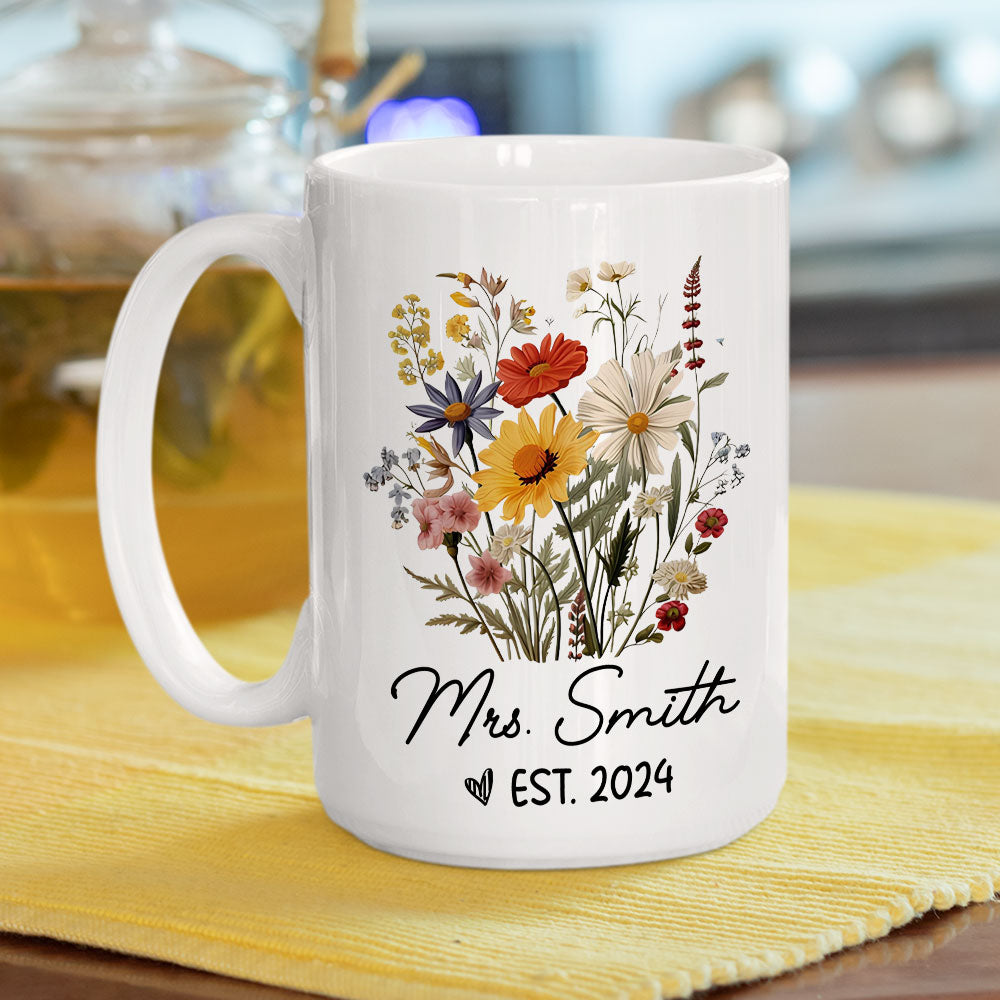 Became Mr. and Mrs - Personalized Custom Coffee Mug